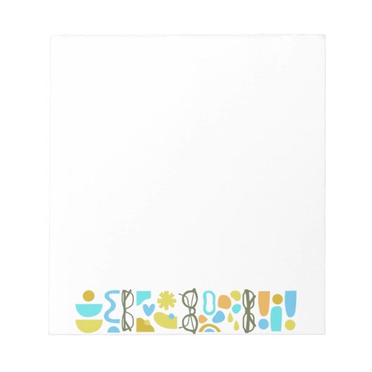 Funky Eyewear Notepad Notizblock (Vorderseite)