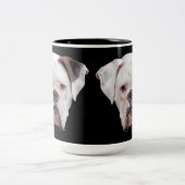 Funky Face Boxer Zweifarbige Tasse (Mittel)