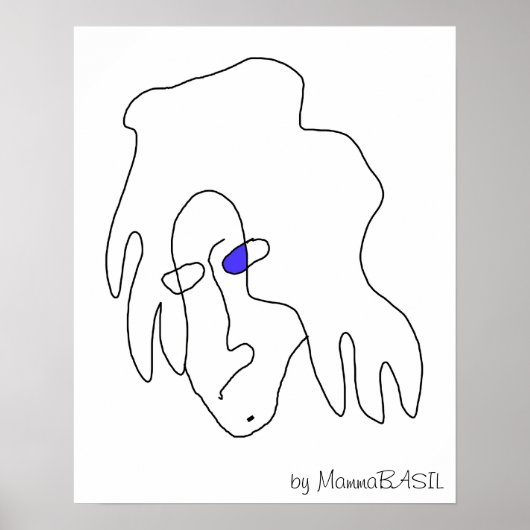 Funky Face Poster! Poster (Vorne)