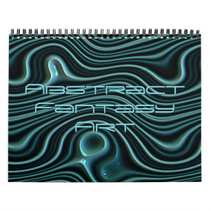 Funky Fantasy Waves 3D Moderne Kunst 2027 Kalender
