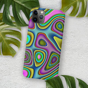 Funky farbenfroh Retro Chic 3D Liquid Art Muster Case-Mate iPhone Hülle