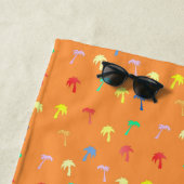 Funky farbenfrohe Palmen Trees Tropical Beach Hand Strandtuch (Beispiel)