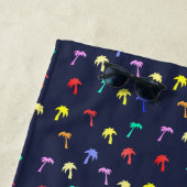 Funky farbenfrohe Palmen Trees Tropical Beach Hand Strandtuch (Beispiel)