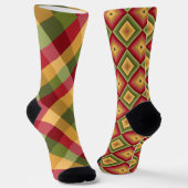 Funky farbenfrohe, schlecht aufeinander abgestimmt socken (Gewinkelt)