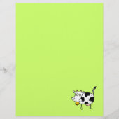 Funky Farm Cow Gerecycelt Letterhead Paper (Vorderseite)