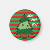Funky Festive Stripes and Tree Magnet (Vorne)