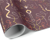 Funky Fiesta Gift Wrap Geschenkpapier (Rolleneckpunkt)