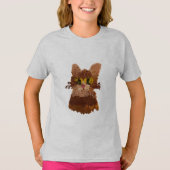 Funky Finger Painting a Cat Face Tee Shirts (Vorderseite)