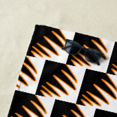 Funky Fire Wing Burning Beach Handtuch (Beispiel)