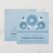 Funky Fireworks - Einladung zum Silvesterabend, bl (Vorne/Hinten)