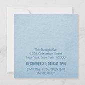 Funky Fireworks - Einladung zum Silvesterabend, bl (Rückseite)