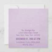 Funky Fireworks - Einladung zum Silvesterabend, Li (Rückseite)