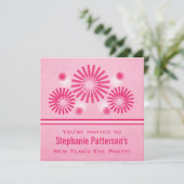 Funky Fireworks - Einladung zum Silvesterabend, ro (Stehend Vorderseite)