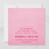 Funky Fireworks - Einladung zum Silvesterabend, ro (Rückseite)