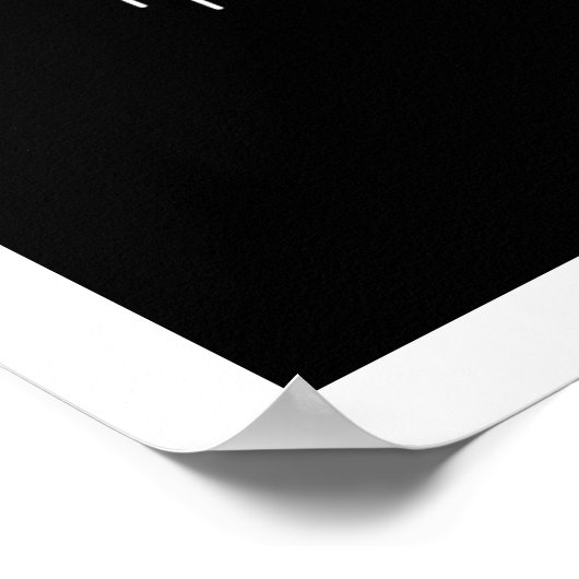 Funky Fish - B & W Poster (Ecke)