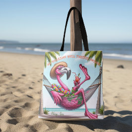 Funky Flamingo Beach Tasche