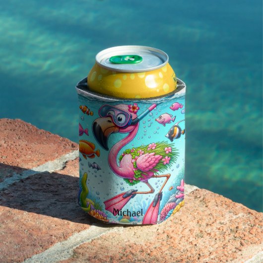 Funky Flamingo Bleibe Hydrated My Friend Dosenkühler (In Situ Pool)