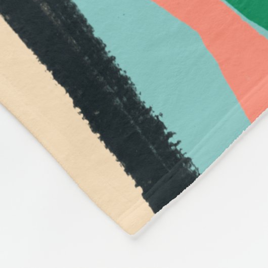 Funky Flamingo Fleecedecke (Ecke)