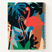 Funky Flamingo Notizblock (Rückseite)