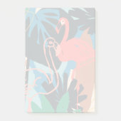 Funky Flamingo Post-it Klebezettel (Vorderseite)