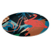Funky Flamingo Schneidebrett (Ecke)