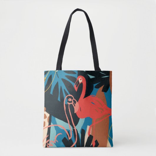 Funky Flamingo Tasche (Vorderseite)