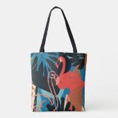 Funky Flamingo Tasche (Rückseite)