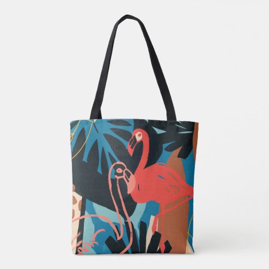Funky Flamingo Tasche (Rückseite)
