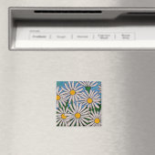 Funky Floral Daisy Magnet (In Situ (Geschirrspüler))