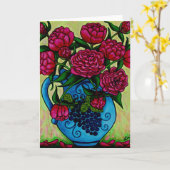 Funky Floral Greeting Cards Karte (Gelbe Blume)