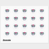 Funky Floral Wedding Stickers (Blatt)