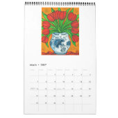 Funky Florals Single Page Calendar Kalender (Mär 2027)