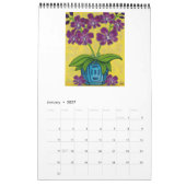 Funky Florals Single Page Calendar Kalender (Jan 2027)