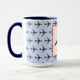 Funky Flugzeug Airplane Fly Airways Tasse