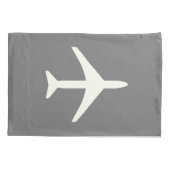 Funky Flugzeug Flying Pilot Aviation Sky Kissenbezug (Rückseite)