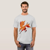 Funky Fox Mens T-Shirt (Vorne ganz)