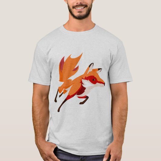 Funky Fox Mens T-Shirt (Vorderseite)