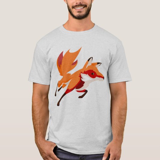 Funky Fox Mens T-Shirt (Vorderseite)