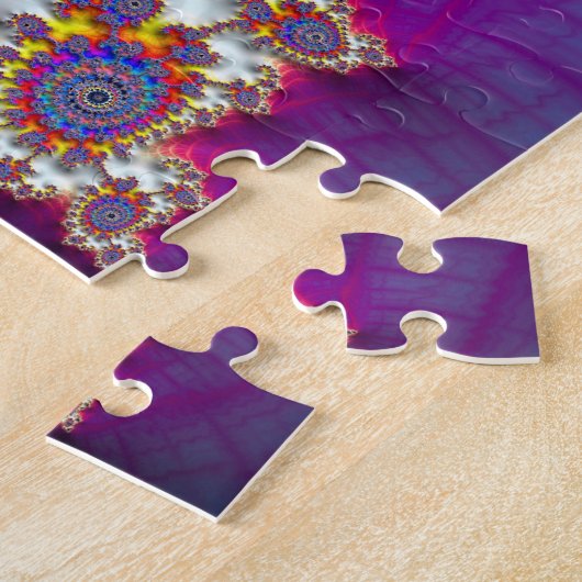 Funky Fractal Holographic Psychedelic Owl Abstract Puzzle (Seite)