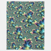 Funky Fraktal Fleecedecke (Vorderseite)