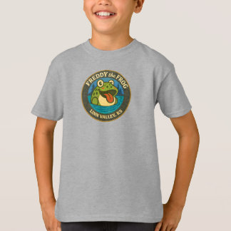 Funky Freddy Frosch von Linn Valley, KS Kids T-Shi T-Shirt