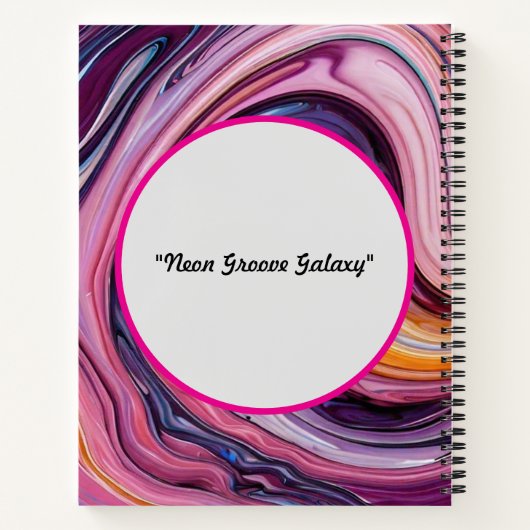 "Funky Frequencies from Space" Notizblock (Rückseite)