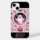 Funky Friendly Boo Spooky Kürbislaternen Pastel Case-Mate iPhone Hülle (Rückseite)