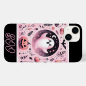 Funky Friendly Boo Spooky Kürbislaternen Pastel Case-Mate iPhone Hülle (Rückseite (Horizontal))
