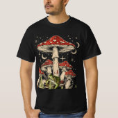 Funky Frog in Boho Retro Style Boho Retro Frog Vib T-Shirt (Vorderseite)