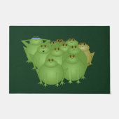 Funky Frogs Door Mat Fußmatte (Vorderseite)