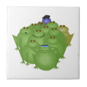 Funky Frogs Keramik Tile Fliese (Vorderseite)