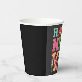 Funky frohes neues Jahr Pappbecher (Rechts)