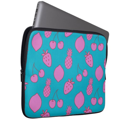 Funky Fruit Pop Laptopschutzhülle (Vorne Rechts)