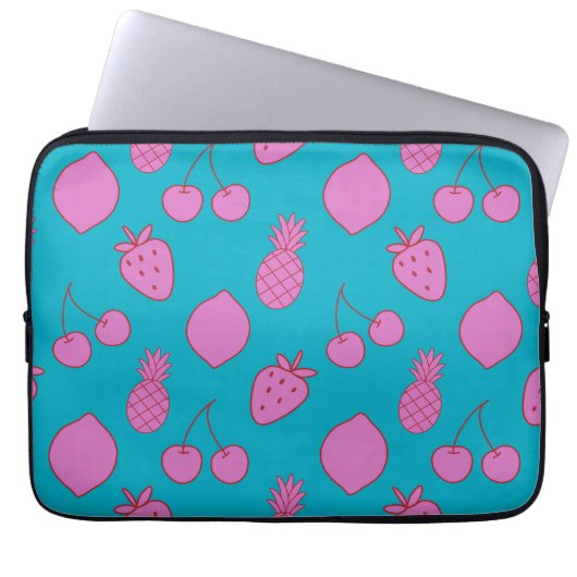 Funky Fruit Pop Laptopschutzhülle (Vorderseite)